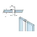 Joint à bande pour porte en verre Frences
