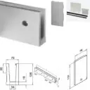 Ensemble Easy Glass 3kN, pour montage au sol (Profil et Set de cales)