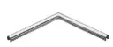 Angle de main courante ronde Ø42.4 mm x 2 mm, inox 304, finition brossée