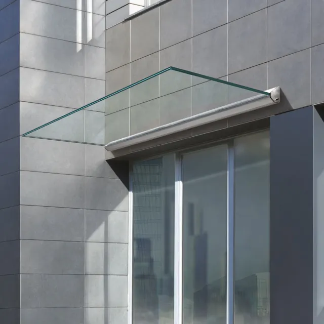 Auvent en verre, autoportant Sophia