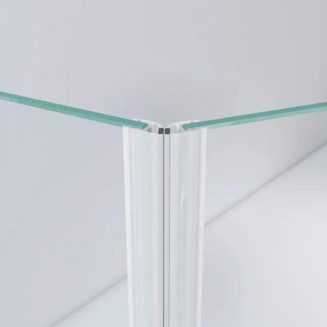 Joint magnétique 135° pour porte en verre Danisha