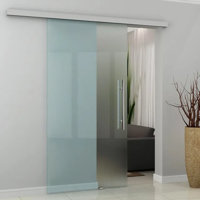 Porte coulissante incl.  amortiseur, guidage Sina