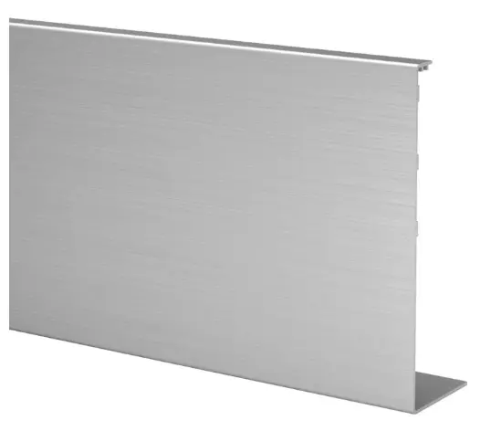 Habillage, EG Smart "Y", montage latéral; 168245-050-18; extérieur, L=5000 mm, aluminium brossé, anodisé (16692053318) - NEW