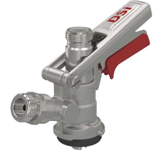 810669 Tête Sankey cannelée avec robinet à bille