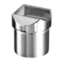 Adaptateur pour tube, tube Ø42,4 mm x 2 mm; 140770-042-10; main-courante Ø42,4 mm, inox poli 316 (14077224210)