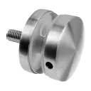 Adaptateur à verre, Ø50 mm, plat; 140747-010-12; filetage M10, verre 8 - 17,52 mm, inox brossé 316 (14074700012)