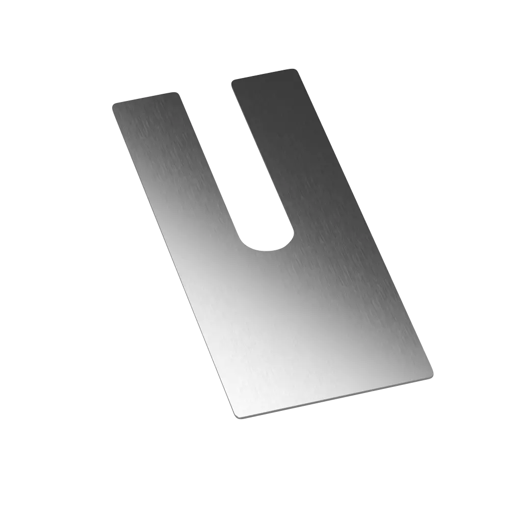 Blocs de distance pour Easy Glass Prime; 168436-001; montage latéral, 60x135 mm, épaisseur 1 mm (19692111300)