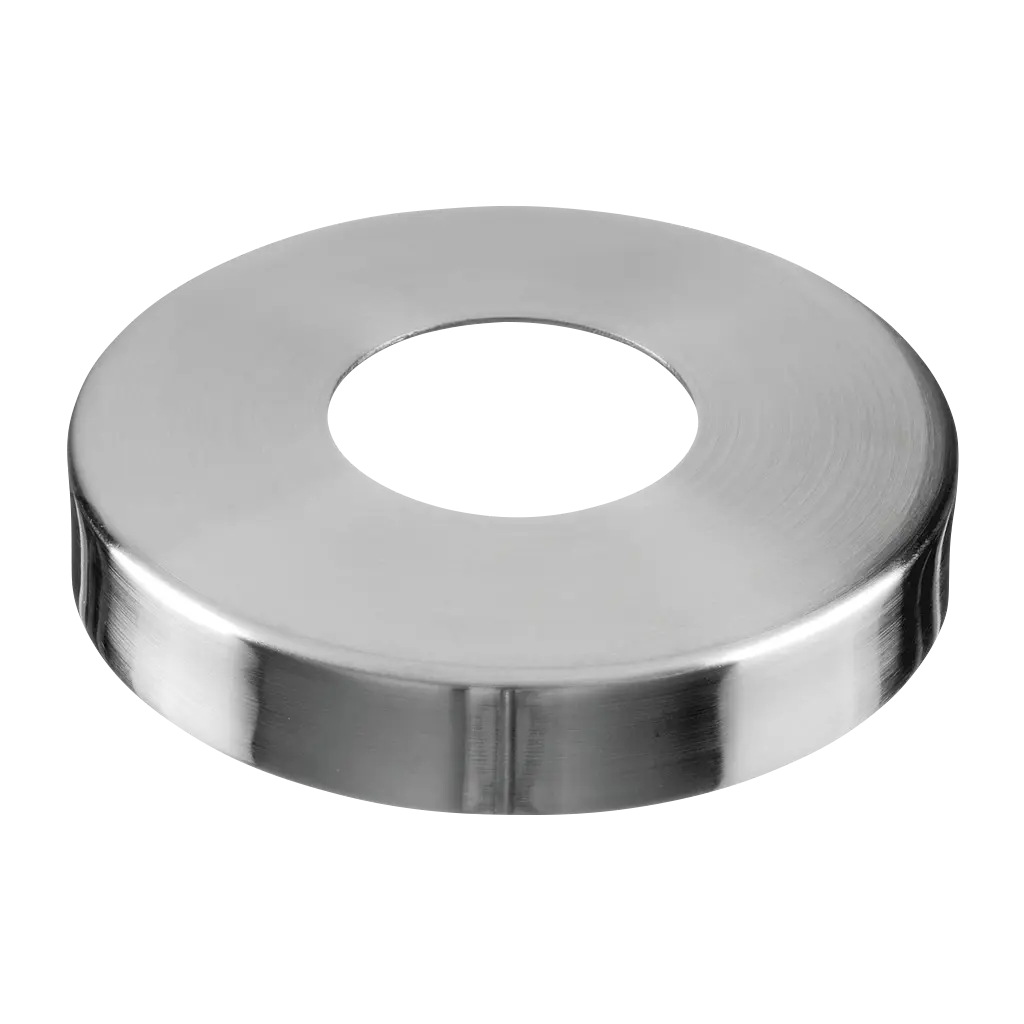 Cache-embase pour embase à souder MOD 0941; 140513-042-12; tube Ø42,4 mm, Ø125 mm, inox brossé 316 (14051304212)