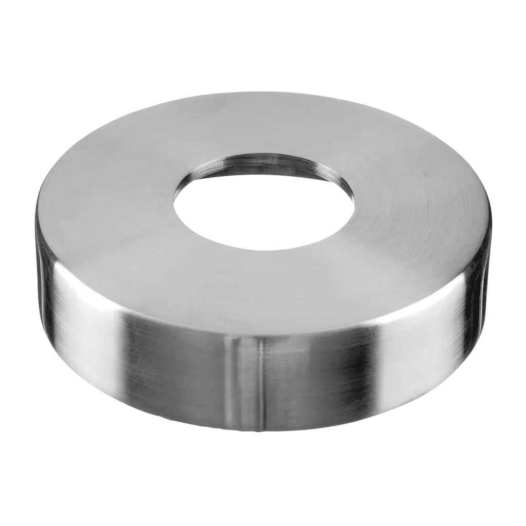 Cache-embase pour embase à souder MOD 3502; 130511-042-12; tube Ø42,4 mm, Ø110 mm, inox brossé 304 (13051104212)