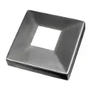 Cache-embase pour embase à souder MOD 4940; 134511-040-12; tube 40x40 mm, inox brossé 304 (13451104012)
