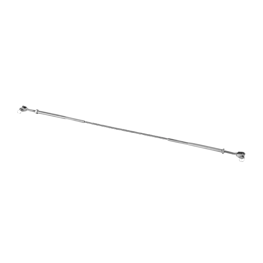 Easy Q-web, convection de câble vertical, 8 mm; 147780; H=800 mm, inox brossé 316 (14778000812)
