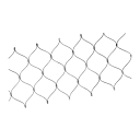 Easy Q-web, filet, largeur=60 mm, H=800 mm; 147910-500-08; câble 1,5 mm, L=50 m, inox brossé 316 (14790850112)