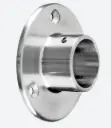 Embase murale; 130505-033-12; pour tube Ø33,7 mm, inox brossé 304 (13050503312)