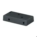 Embase-manchon pour poteau, Easy Alu, 169026-009-02-33; Ø9 mm, droite, aluminium, gris anthracite RAL 7016 (16902706033)