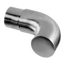 Embout coudé, 90°; 140739-042-12; pour tube Ø42,4 mm x 2,6 mm, inox brossé 316 (14073904212)