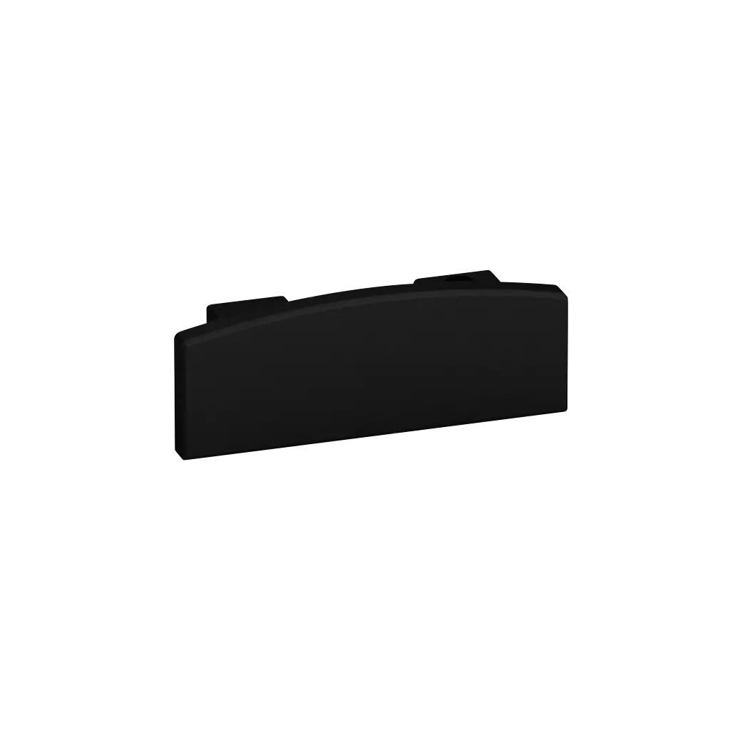 Embout pour main-courante, Easy Hit, Easy Alu; 165742-82; , aluminium, noir satiné (RAL 9005), surface texturée, une seule couche - NEW