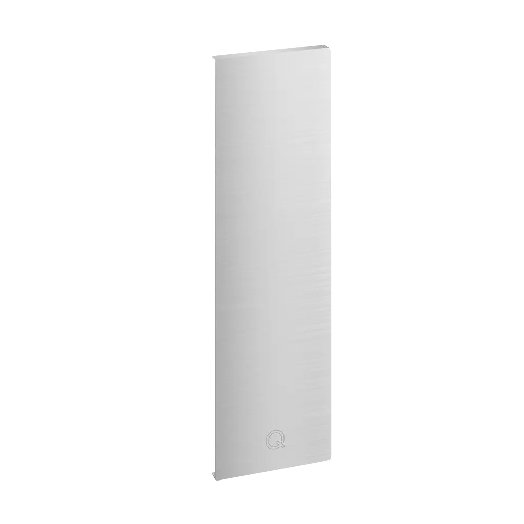 Embout, Easy Glass Pro "Y", montage latéral; 168142-01-18; gauche, aluminium brossé, anodisé (16673401618) - SELL OUT