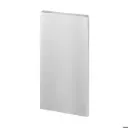 Embout, Easy Glass Pro, montage au sol; 168112-00-18; gauche & droite, aluminium brossé, anodisé (16673400618)