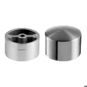 Embout, arrondi, incl. 1 adaptateur; 180732-042; pour main-courante bois Ø42 mm, inox brossé 316 (22072904212)