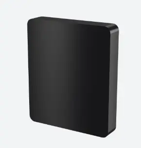 Embout, plat, tube à fond de gorge, Easy Hit; 166913-339-82; , pour tube à fond de gorge 33 x 39 mm, aluminium, noir satiné (RAL 9005), surface texturée, une seule couche