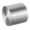 Embout, plat; 130735-012-12; pour barre Ø12 mm, inox brossé 304 (13073501212)