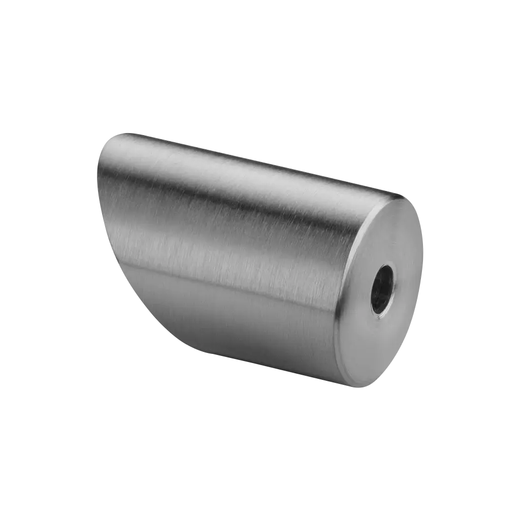 Entretoise pour câble, 3,2 mm - 4 mm; 147401-000-02; plat, 35° ouverture basse, inox brossé 316 (14740130012)
