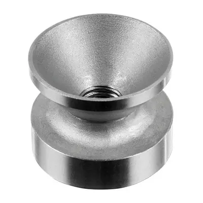 Insert à souder, tube Ø42,4 mm x 2 mm; filetage M12, inox brut 304 (13350124200)