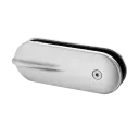 Loquet de portillon; 140284; verre - verre 6 - 12, 76 mm, inox brossé 316 (14028250012) - NEW