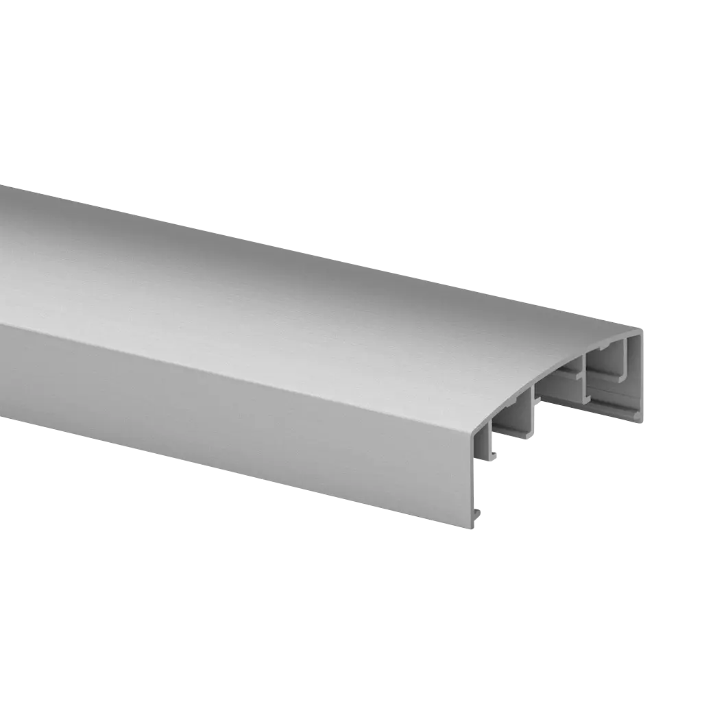 Main-courante, Easy Alu, 70x26 mm, à clipser; 165950-050-00; L=5000 mm, aluminium, brut (16595057000)