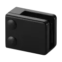 Pince á verre, MOD 4200, sans cales; 164200-000-89; , plat, aluminium, noir satiné (RAL 9005), surface lisse, une seule couche - NEW; BLACK LINE