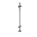 Poteau préfabriqué, Ø42,4x2 mm, deux côtés; 139921-242-02-12; pince á verre MOD 2500, H=989 mm, inox brossé 304 (83911324212)