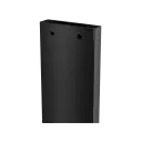 Poteau, 60x15 mm, montage au sol, Easy Alu; 160560-097-82; , H=965 mm, aluminium, noir satiné (RAL 9005), surface texturée, une seule couche - NEW; BLACK LINE