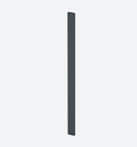 Poteau, Easy Alu, 60x15 mm; 160560-087-33; H=865 mm, aluminium, gris anthracite RAL 7016 (16056008733)
