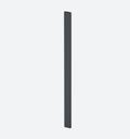 Poteau, Easy Alu, 60x15 mm; 160560-087-33; H=865 mm, aluminium, gris anthracite RAL 7016 (16056008733)