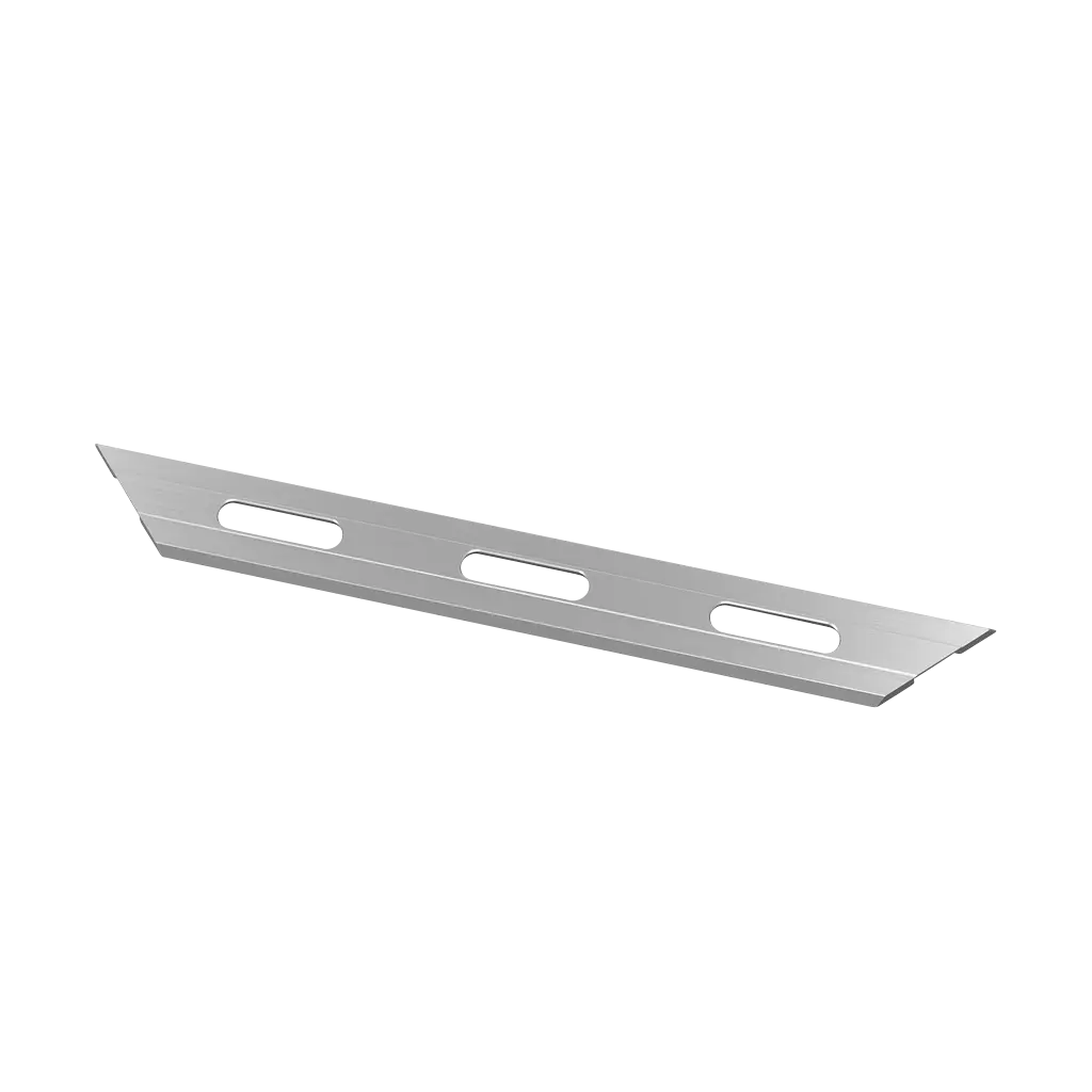 Profil de drainage, Easy Glass Prime; 168417-18; montage au sol, aluminium brossé, anodisé (16694806018)