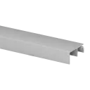 Profil de recouvrement, Prime mon. latéral; 166974-020-50-00; pour Easy Glass Prime montage latéral profil de sol | aluminium brut pour intérieur utiliser brossé anodisé pour extérieur utiliser 16697450300 16697450318 16697451000 16697451018 16697452000 16697452018 - NEW
