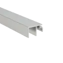 Profil de recouvrement, Smart & Prime; 166970-003-50-00; Smart latéral & Prime sol, 3 mm, L=5000 mm, aluminium, brut (16697050300)