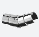 Raccord orientable (25°-55°), vers le haut; 146302-042-01-10; tube à fond de gorge, Ø42,4x1,5 mm, inox poli 316 (14631204210) - NEW