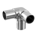 Raccord, 90°, + 1 départ 90°; 130304-233-12; tube Ø33,7 mm x 2 mm, inox brossé 304 (13030423312)