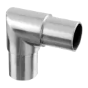 Raccord, 90°, carré; 140301-242-12; tube Ø42,4 mm x 2 mm, inox brossé 316 (14030124212)