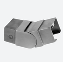 Raccord, orientable (25°-55°) vers le haut; 136342-640-01-12; tube à fd de gorge, 60x40x1,5 mm, inox brossé 304 (13631264012) - SELL OUT