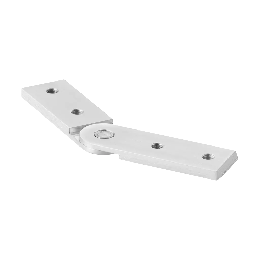 Raccord, orientable, (- 90° à + 90°); 166797; horizontal, tube á fond de gorge, aluminium, brut (16679100000)