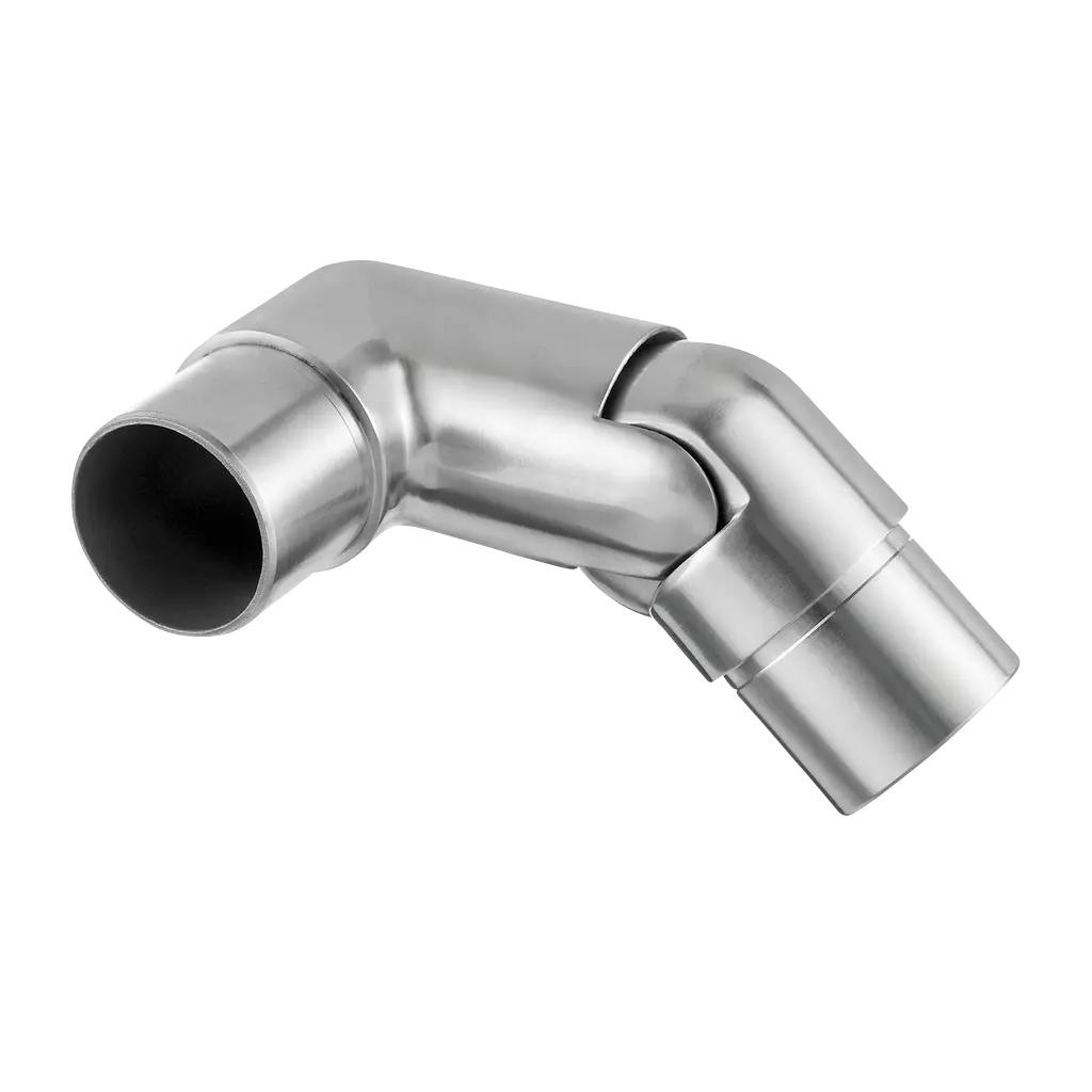 Raccord, orientable, droite, (0°-70°); 130317-248-02; tube Ø48,3 mm x 2 mm, inox brossé 304 (13031824812)