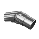 Raccord, réglable, tube/tube fond de gorge; 146304-048-01-12; , 0-70°, vers le haut, tube Ø48,3 x 2,6 mm, tube à fond de gorge Ø48,3 mm, acier inoxydable 316, brossé