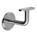Support de main-courante p. mur, filetage M8; 130111-000-12; main-courante plat, inox brossé 304 (13011100012)