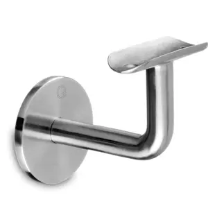 Support de main-courante p. mur, filetage M8; 130111-042-12; main-courante Ø42,4 mm, inox brossé 304 (13011104212) - SELL OUT