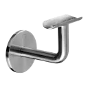 Support de main-courante p. mur, filetage M8; 140111-042-12; main-courante Ø42,4 mm, inox brossé 316 (14011104212)