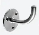 Support de main-courante pour mur, filetage M8; 130114; main-courante á souder, inox brossé 304 (13011400012)