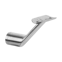 Support de main-courante pour tube, MOD 0123; 130123-042-12; plat, main-courante Ø42,4 mm, inox brossé 304 (13012304212)