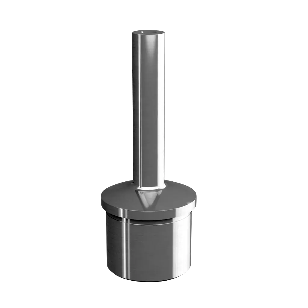 Support de main-courante pour tube, filetage M6; 130685-12; , pour balustre poste Ø42,4 mm x 2 mm, acier inoxydable 304, brossé - NEW